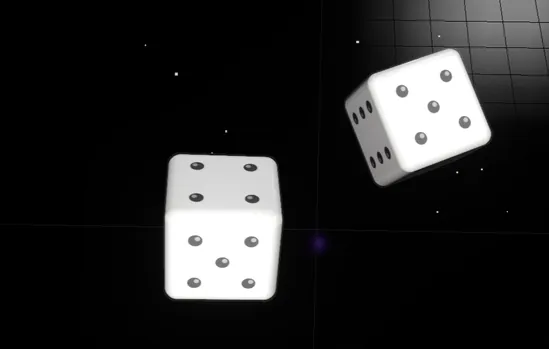 3D炫光骰子